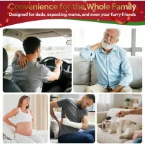 Gelibo Telescoping Back Scratcher with 5 Heads – Gift for Men & Him