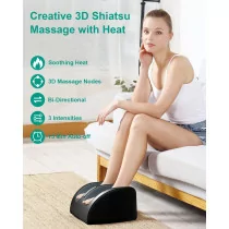 Shiatsu Foot Massager with Heat – FSA & HSA Eligible, Perfect Gift