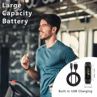 Fitness Tracker Smart Watch with Heart Rate, SpO2 & Sleep Monitor