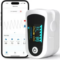 Innovo iP900BP-B Bluetooth Fingertip Pulse Oximeter – FSA/HSA Eligible