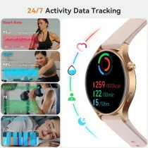 Smart Watch for Women with Call, 1.32 AMOLED, Heart Rate & 110+ Modes