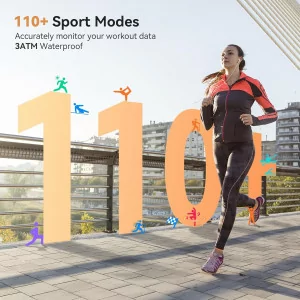 Smart Watch for Women with Call, 1.32 AMOLED, Heart Rate & 110+ Modes