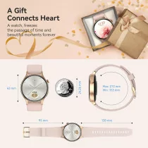 Smart Watch for Women with Call, 1.32 AMOLED, Heart Rate & 110+ Modes