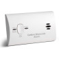 Kidde Battery-Powered Carbon Monoxide Detector with LEDs, Test-Reset Button, Low Battery Alert, Portable