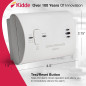 Kidde Battery-Powered Carbon Monoxide Detector with LEDs, Test-Reset Button, Low Battery Alert, Portable