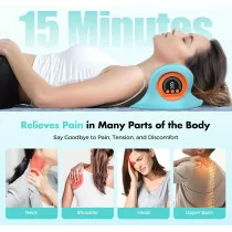 Smedz 2025 Neck Massager 3-in-1 with Heat & Adjustable Intensity