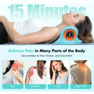 Smedz 2025 Neck Massager 3-in-1 with Heat & Adjustable Intensity