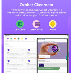 Ozobot Ari Entry Kit: Interactive STEM Robot with AI & Sensors for Learning