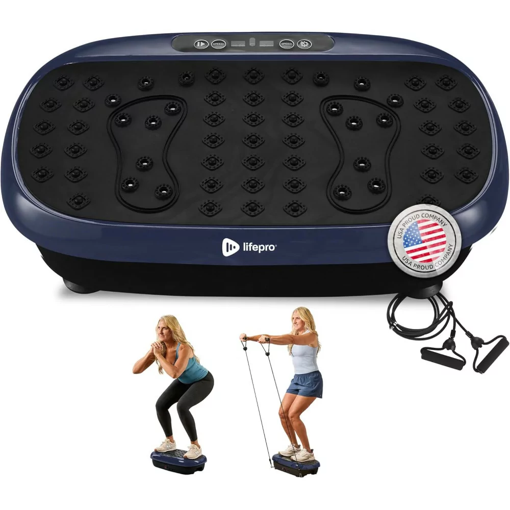 Lifepro Vibration Plate with Magnetic Acupoints for Full Body Fitness