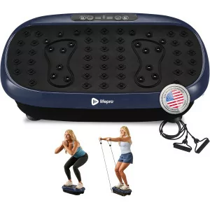 Lifepro Vibration Plate with Magnetic Acupoints for Full Body Fitness
