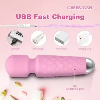 Portable Wireless Massager - 8 Speeds, 20 Modes for Muscle Relief