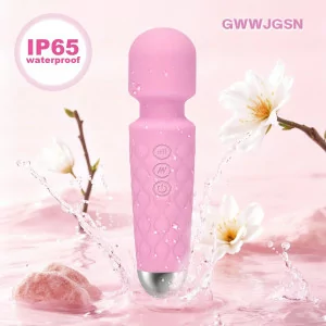 Portable Wireless Massager - 8 Speeds, 20 Modes for Muscle Relief