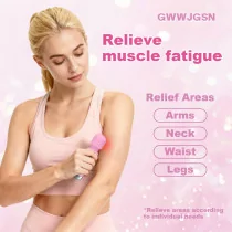 Portable Wireless Massager - 8 Speeds, 20 Modes for Muscle Relief