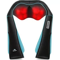 MagicMakers Electric Shiatsu Neck Massager with Heat - Pain Relief Gift