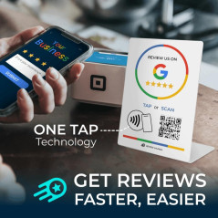 Google Review Tap Card Stand | Boost Reviews & Rank with NFC QR Code
