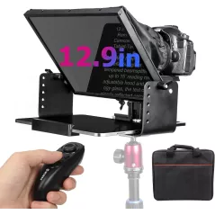 Moman Teleprompter Métal 12 avec Télécommande APP pour iPad