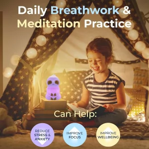 Mindsight 'Breathing Buddha' Meditation Tool for Stress Relief & Calm