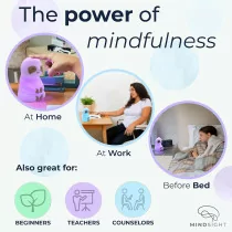 Mindsight 'Breathing Buddha' Meditation Tool for Stress Relief & Calm