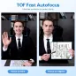 Webcam 4K avec anneau lumineux, autofocus, TOF, couverture privée, micro - 1080P 60FPS pour streaming