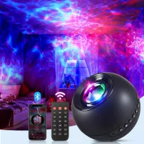 Galaxy Projector with Bluetooth Speaker & 15 White Noise Sounds - Timer & Remote