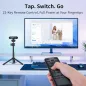 Webcam EMEET C60E 4K Dual-Cam Zoom 11X, Autofocus, Télécommande, Éclairage RGB, 2 Micros, Streaming
