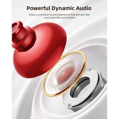 PocBuds Wireless Earbuds with 80hrs Playtime & Wireless Charging Case