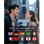 AI Translation Earbuds – Real-Time 144 Language Translator for iPhone & Android with Charging Case