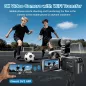 Caméra Vidéo 8K 88MP 18X Zoom Wifi Vlogging 2025 avec Micro, Carte 32G, Stabilisation 6-Axes, Vision Nuit IR