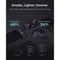 OBSBOT Tiny 3 Webcam 4K AI PTZ, Audio Spatial, Capteur 1/1.28, Micro Tri, Contrôle Voix & Gestes, 120FPS HDR