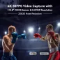 Tenveo Caméra PTZ 4K NDI AI Auto-Tracking Visage 20X Zoom HDMI/LAN/USB3.0 PoE Streaming Live