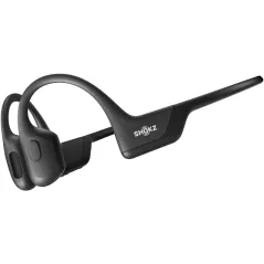 Casque Bluetooth Sport SHOKZ OpenRun Pro Oreille Ouverte, Résistant à la Transpiration, Micro, Noir