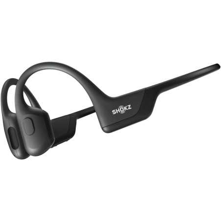 SHOKZ OpenRun Pro Bone Conduction Wireless Headphones, Open-Ear, Sweat Resistant, Long Battery, Black
