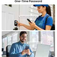 Veise KS02A Fingerprint Keyless Door Lock – Auto Lock, Biometric Keypad