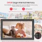 64GB 15.6 Frameo WiFi Digital Photo Frame, 1920x1080 IPS Touchscreen, Send Photos Remotely - Perfect Gift