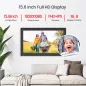 64GB 15.6 Frameo WiFi Digital Photo Frame, 1920x1080 IPS Touchscreen, Send Photos Remotely - Perfect Gift