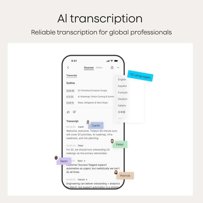 Plaud Note Pro AI Voice Recorder – Transcribe & Summarize, 112 Languages
