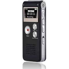 Digital Voice Recorder 16GB | USB Rechargeable Dictaphone for Lectures