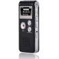 Enregistreur vocal numérique 16GB rechargeable USB pour conférences avec lecture, dictaphone compact amélioré