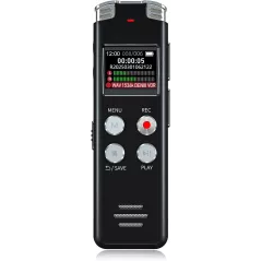 Enregistreur Vocal Numérique 64GB avec Lecture, Activation Vocale, USB, Mini Portable pour Réunions & Interviews