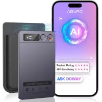 AI Voice Recorder Pro - Transcribe & Summarize, Noise Cancellation, 152 Languages, 64GB, App Control