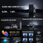 VOPLLS 1.81 Thinnest Smart Mini Projector 1080P WiFi Bluetooth Auto Focus Keystone 4K Support VOPLLS 1.81 Thinnest Smart Mini Projector 1080P WiFi Bluetooth Auto Focus Keystone 4K Support