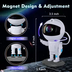 Projecteur Astronaute Galaxy LED 8 Couleurs avec Télécommande - Décor Enfants & Cadeau Fête