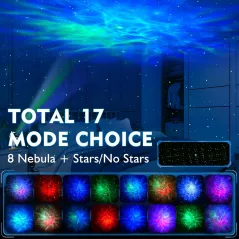 Projecteur Astronaute LED 8 Couleurs - Lumière Nuit Étoilée