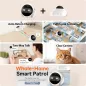 Pet Camera Robot 1080P Home Security with Movable Robot, Custom Facial Expression, Auto-Recharge, 2-Way Talk & Night Vision