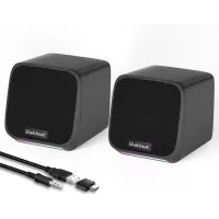 Haut-parleurs PC USB 3.5mm petits pour bureau et ordinateur
