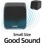 USB Powered Desktop Computer Speakers with 3.5mm Aux - Small PC Speakers for Desktop