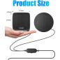 USB Powered Desktop Computer Speakers with 3.5mm Aux - Small PC Speakers for Desktop