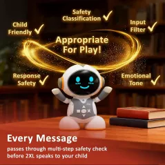 2XL Interactive Robot Toy for Kids – Smart Learning & Safe AI Play