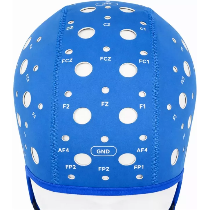 Casque de Suivi EEG 10-20 pour Méditation, 64 Électrodes, Placement Précis