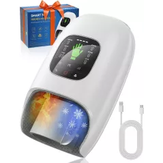 Hand Massager with Heat & Compression – 9 Modes for Arthritis Relief